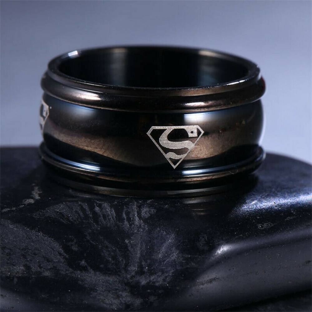 Men&Women Superman Stainless Steel Titanium Band - Picture 4 of 4